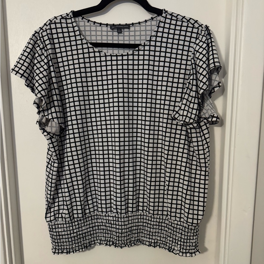 Adrianna Papell top with elastic waist size XL